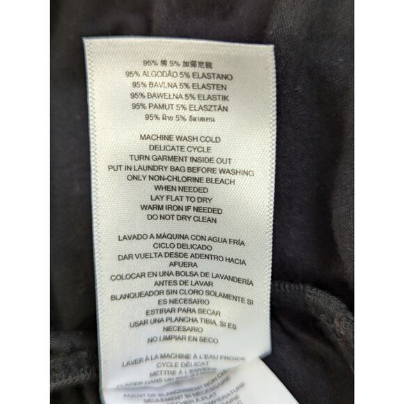 MICHAEL KORS! BLACK STRETCH JERSEY SHIRRED SIDES, ZIPPER DETAIL TOP, SHIRT! SZ S - Picture 9 of 10